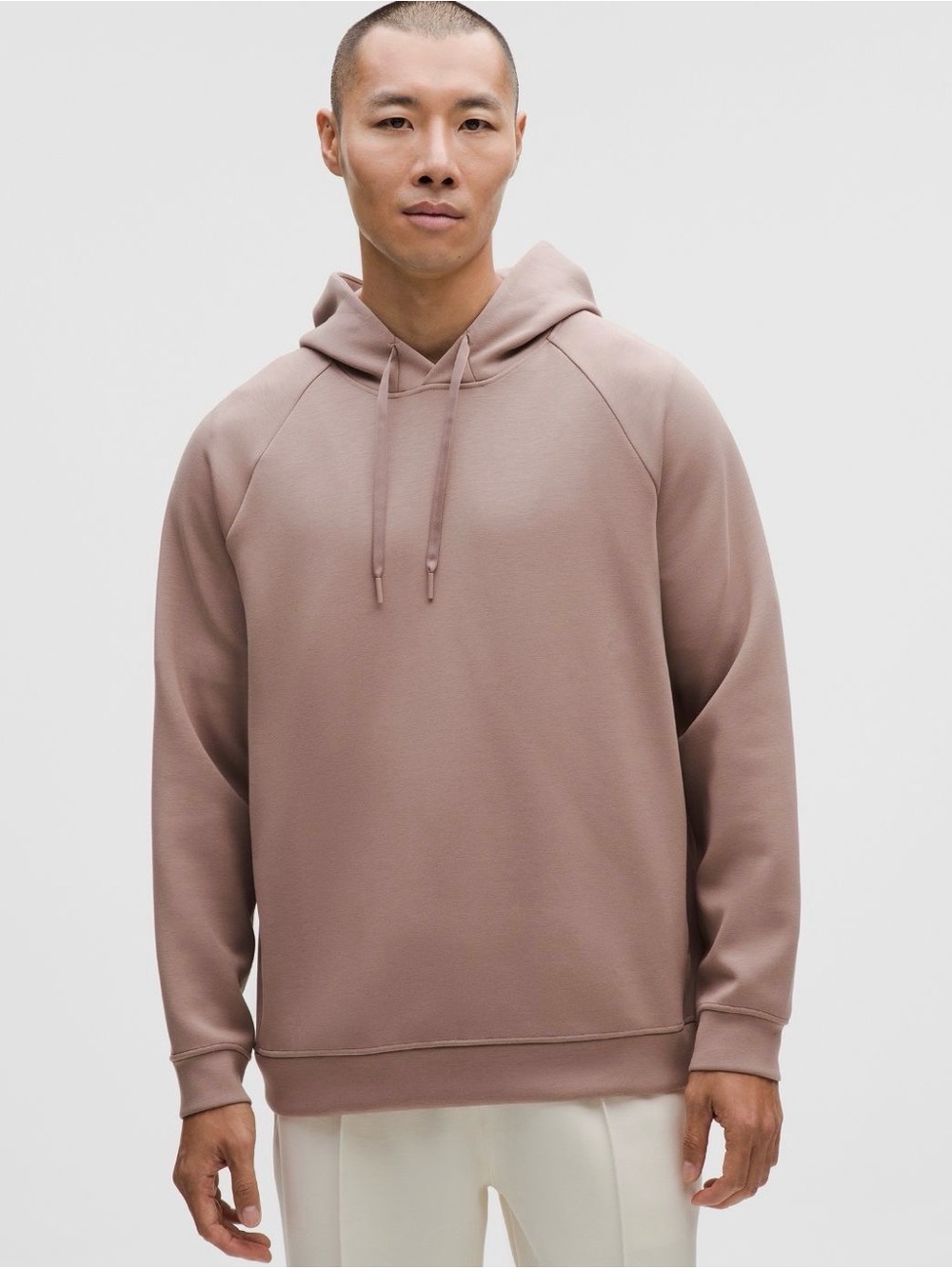 NWT Lululemon Smooth Spacer Pullover Hoodie in Ashen Rose Color Size Med